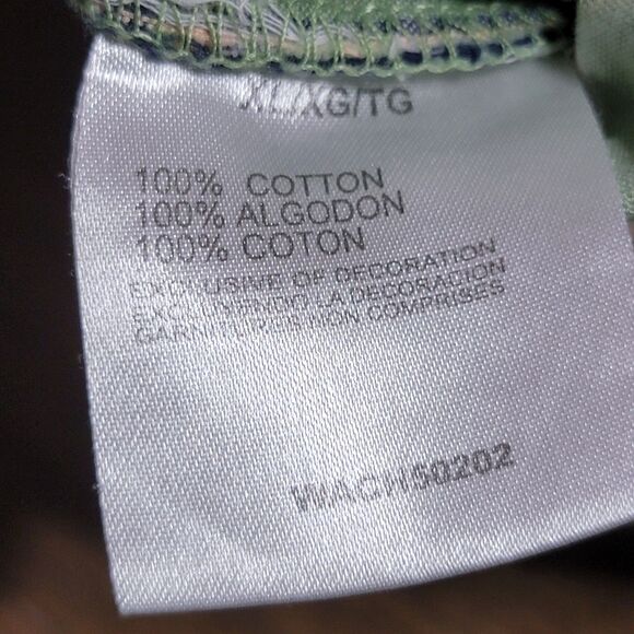 Wrangler TwentyX Full Button LS Green Plaid Shirt - Size XL - Picture 5 of 5